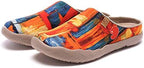 UIN Slipper Woman Travel Art Painted Shoes Wide Toe Casual Home Slip On Mules Malaga - Image 7