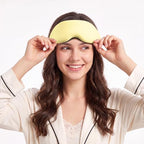 3D Sleep Mask for Side Sleepers, 100% Blackout, Hardware-Free, 1.3 oz by HULUBULU