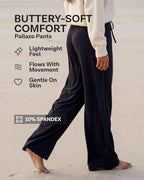 3 Pack Women's Palazzo Pants Wide Leg Adaptive Pajama Bottoms Lounge Casual - Image 2