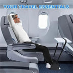 Foot Hammock for Flight, Plane, Essentials Support Plates for Long Travel Leg Rest for Airplane, Office, Under Desk, Car - Image 4