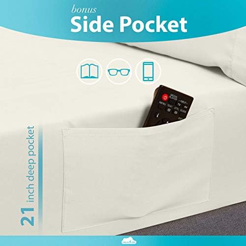 DREAMCARE King Size Sheets Set - 6 pcs Breathable Cooling Sheets King Size - Image 3