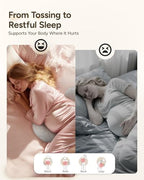 Pregnancy Wedge Pillow for Sleeping, Small Pregnancy Pillow for Travel - Image 6