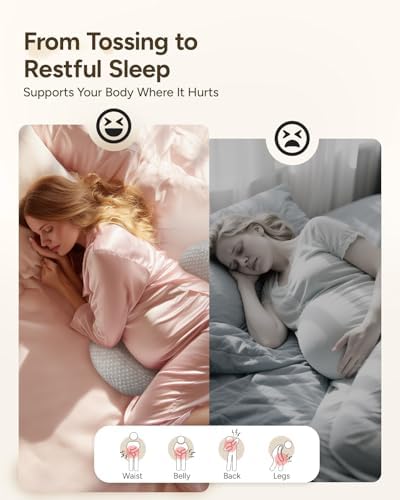 Pregnancy Wedge Pillow for Sleeping, Small Pregnancy Pillow for Travel - Image 6
