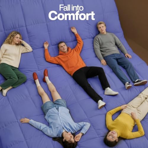 Utopia Bedding Comforter King Size, Duvet Insert, Slate Blue, 90 x 102 in - Image 3