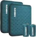 Inflatable Seat Cushion, Self Inflating Compact Stadium Seat Cushion (Blue-2pack) by ELECINNOV