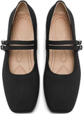 Womens Woven Ballet Flats, Foldable Mary Jane Shoes for Casual Wear by putaomaShoes
