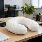 Neck Pillow for Airplanes: Natural Latex U Shaped Pillow - Neck Support Soft Cushion Travel Essentials for Plane, Car, Train and Home - Image 6