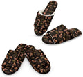 Jeiento Animal Cat Pattern Slippers for Women Lady Open Toe Slippers Soft Cushion Slip Resistant Spa Slipper for Hotel,Cozy Home Shoes by Jeiento