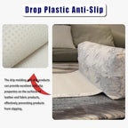 Velvet Recliner Headrest Pillow, Non-Slip Neck Support, Leaves - Image 3