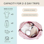Jadyn Lola Travel Bag, Weekender/Overnight Duffel, Gym Tote Bag for Women, Men - Image 2