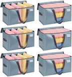 VENO Moving Bags, Wide Open Top, Clear Window, Light Blue, 6 Pack by Veno