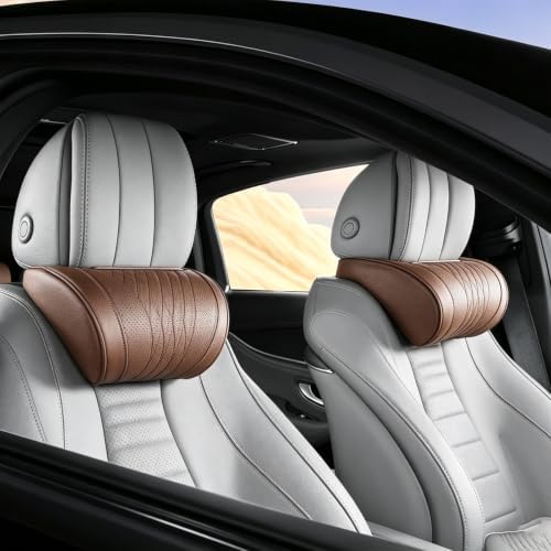 Universal Memory Foam Car Headrest Neck Pillow，Headrest*2：F by SGRTNN-HiddenGemStore