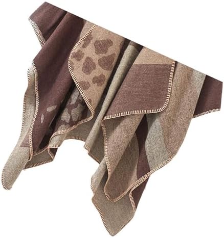 Lacavocor Women's Shawl Wrap Poncho Cape Cardigan Open Front - Image 3