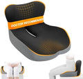 Allaboutsla Car Seat Cushion with Lumbar Support Pillow, Car Back Support by Allaboutsla