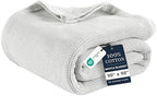 LANE LINEN 100% Cotton Blankets Queen Size, 300 GSM, Soft - Oyster Mushroom by LaneLinen