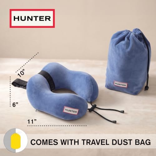 Hunter Ellis Contour Travel Neck Pillow, Blue Horizon, 11" x 10" x 6" - Image 2