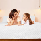 Exclusivo Mezcla Reversible California King Quilt Set, White - Image 3