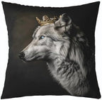 Feelyou Lion Tiger Throw Pillow Covers Soft 20" x 20" - Image 5