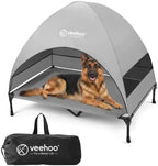 Veehoo Outdoor Dog Bed with Canopy, Cooling Elevated Dog Shade for Outside by Veehoo