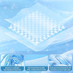 inhand Cooling Blanket - Cooling Blankets for Hot Sleepers -Decorative Lightweight Breathable Summer Cold Blankets for Sleeping Night Sweats to Keep Cool-(90"x108") Peach Pink - Image 3