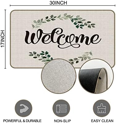 Camper Decor Doormat Pillow Cover Set - 1 * 30''x17'' Camper Rugs for Inside, 2 * 18x18 Camper Pillows Cover, RV Decorations for Inside Camper - Let The Adventure Begin - Image 7
