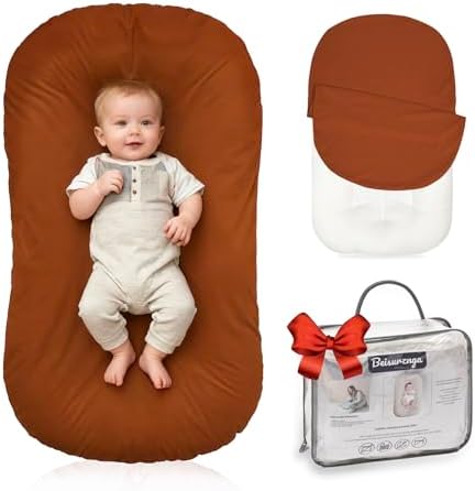 Baby Lounger Newborn 0-24 Months, Home and Travel Infant Cushion-Orange by Unknown