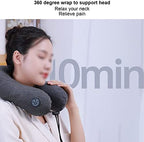 U Shaped Neck Pillow Adjustable Breathable Travel Support - Image 3