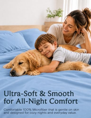 Full Size Sheets, Cooling & Soft Deep Pocket Bed Sheet Set, 4PC - Image 3