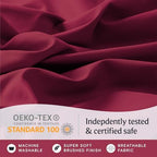 Twin XL Sheets Set, Cooling & Soft Deep Pocket Bed Sheets, 3PC - Image 5