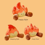 Reading Pillow for Sitting in Bed - Funny Campfire Back Rest, Fake Fire Backrest for Chair, Couch, Sofa and Car - Cartoon Bonfire Design - Image 7