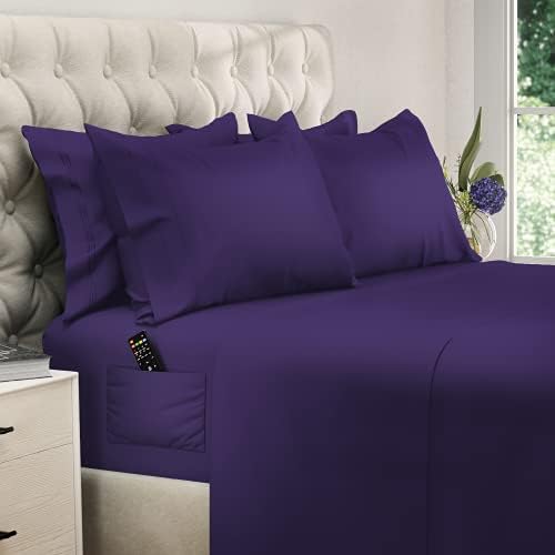 DREAMCARE Full Size Sheets - 6 pcs Breathable Cooling Sheets Full Size Bed by DREAMCARE