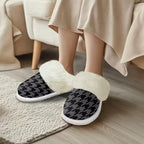 Cotton Slippers With Fluffy Edges House Slippers - Image 2