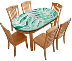 Table Padding Under Tablecloth, Plaid Pattern Printed on Oval Plastic Table Cover, for Parties & Celebrations Holiday Dinners, Fits for 42" x 60" Oval Tables by tablecovertablecloth