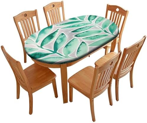 Table Padding Under Tablecloth, Plaid Pattern Printed on Oval Plastic Table Cover, for Parties & Celebrations Holiday Dinners, Fits for 42" x 60" Oval Tables by tablecovertablecloth