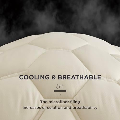 Bedsure Beige Full Size Mattress Pad - Quilted Fitted Mattress Topper Protector with 8-21 Inches Deep Pocket, Noiseless Breathable Bed Cover Padded, Machine Washable, Beige, 54x75 Inches - Image 5