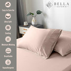 Bella Coterie | Luxury Bamboo Viscose Standard Size Pillowcase Set - Image 2