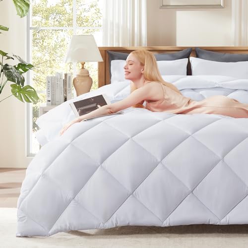 Decroom Lightweight 3 Pieces Comforter Set King Quilted Duvet Insert - Image 2