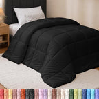 Utopia Bedding Twin Comforter, Duvet Insert, Black, 64 x 88 Inches by UTOPIABEDDING
