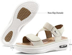 mysoft Women's Comfortable Walking Sandals Platform Wedge Ankle Strap - Image 5