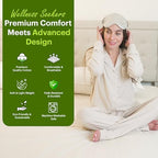 Terra Grounding Sheets Queen, 88% Cotton + 12% Silver, White - Image 3