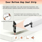 18 20 24 28 30 36 38 42 Inch Automatic Door Bottom Seal - Image 5
