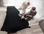 Utopia Bedding 100% Cotton Waffle Blanket Twin Size Black, 90x72 Inch - Image 4