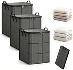 Dust-Proof Comforter and Bedding Organizer, Foldable Outdoor Cushion Storage Bag Travel Bag, Moving Storage Bins, Reinforced Handles ，3pcs：M (19.7 x 15.7 x 19.7 inches) by Unknown