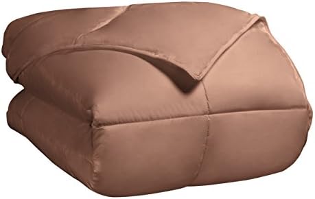 SUPERIOR All Season Reversible Down Alternative Comforter, Twin XL, Camel by SUPERIOR