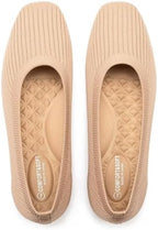 Frank Mully Women's Flats Square Toe Flats Comfortable Slip on Washable Ballet Flats Shoes for Women Dressy Work by FRANKMULLY