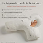 Fossflakes Koldstof Cooling Cover for L-Shaped Side Sleeper Pillow - Image 5