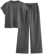 PRETTYGARDEN 2 Piece Sets For Women 2026 Summer Outfits Casual by PRETTYGARDEN