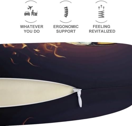 Personality Memory Foam Travel Neck Pillow Neck Head Cushion Pillow - Image 5