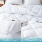 Decroom Lightweight 3 Pieces Comforter Set King Quilted Duvet Insert - Image 4