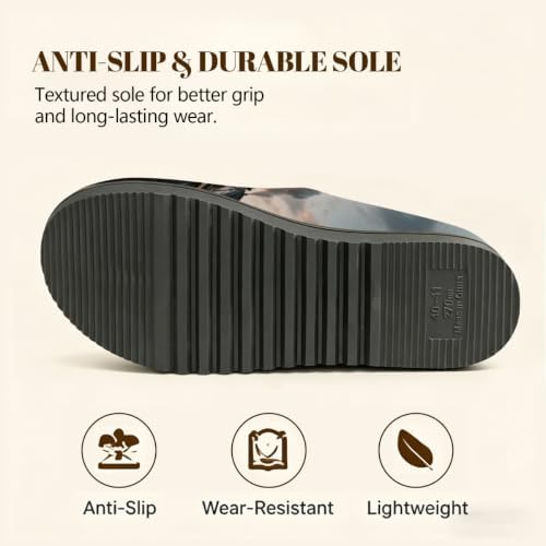 Slippers for Women Men, Memory Foam House Shoes - Image 2